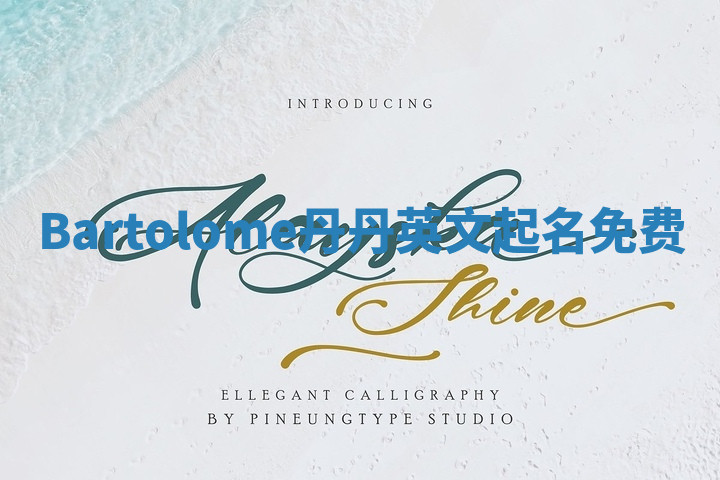 Bartolome丹丹英文起名免费