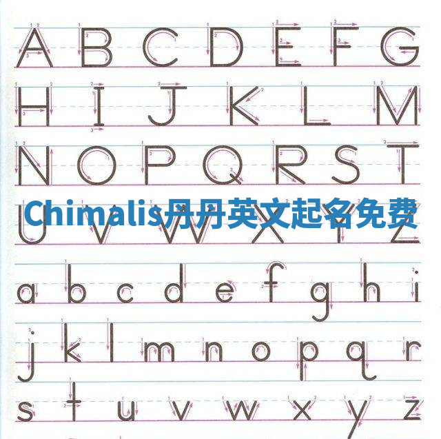 Chimalis丹丹英文起名免费