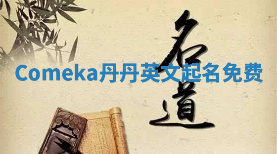 Comeka丹丹英文起名免费