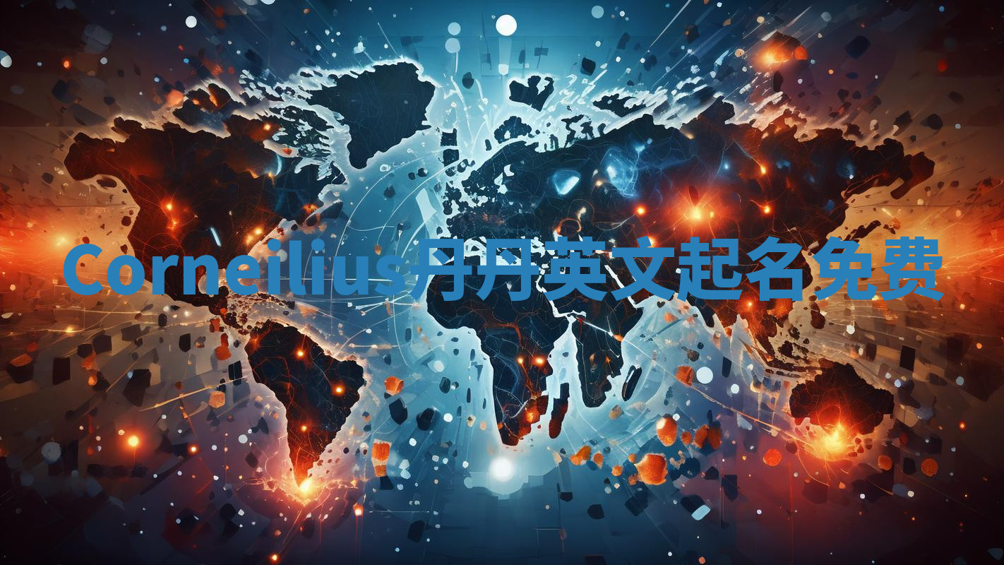 Corneilius丹丹英文起名免费