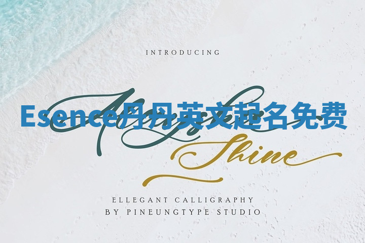 Esence丹丹英文起名免费 Esence丹丹英文起名免费