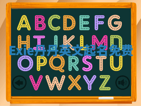 Exie丹丹英文起名免费