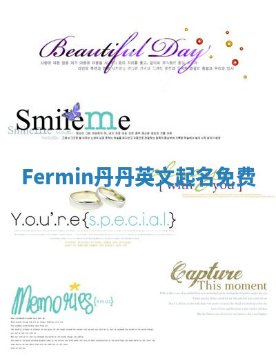Fermin丹丹英文起名免费 Fermin丹丹英文起名免费