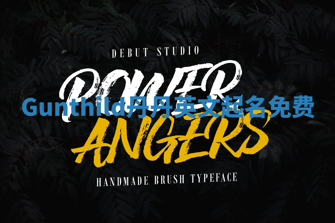 Gunthild丹丹英文起名免费