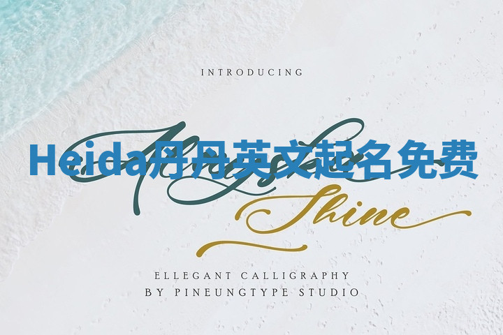 Heida丹丹英文起名免费 Heida丹丹英文起名免费