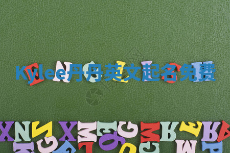 Kylee丹丹英文起名免费