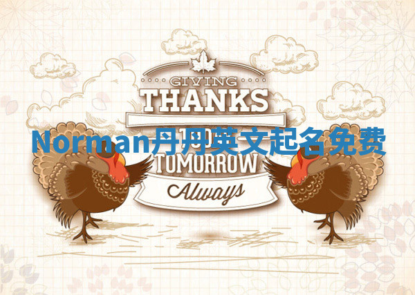 Norman丹丹英文起名免费