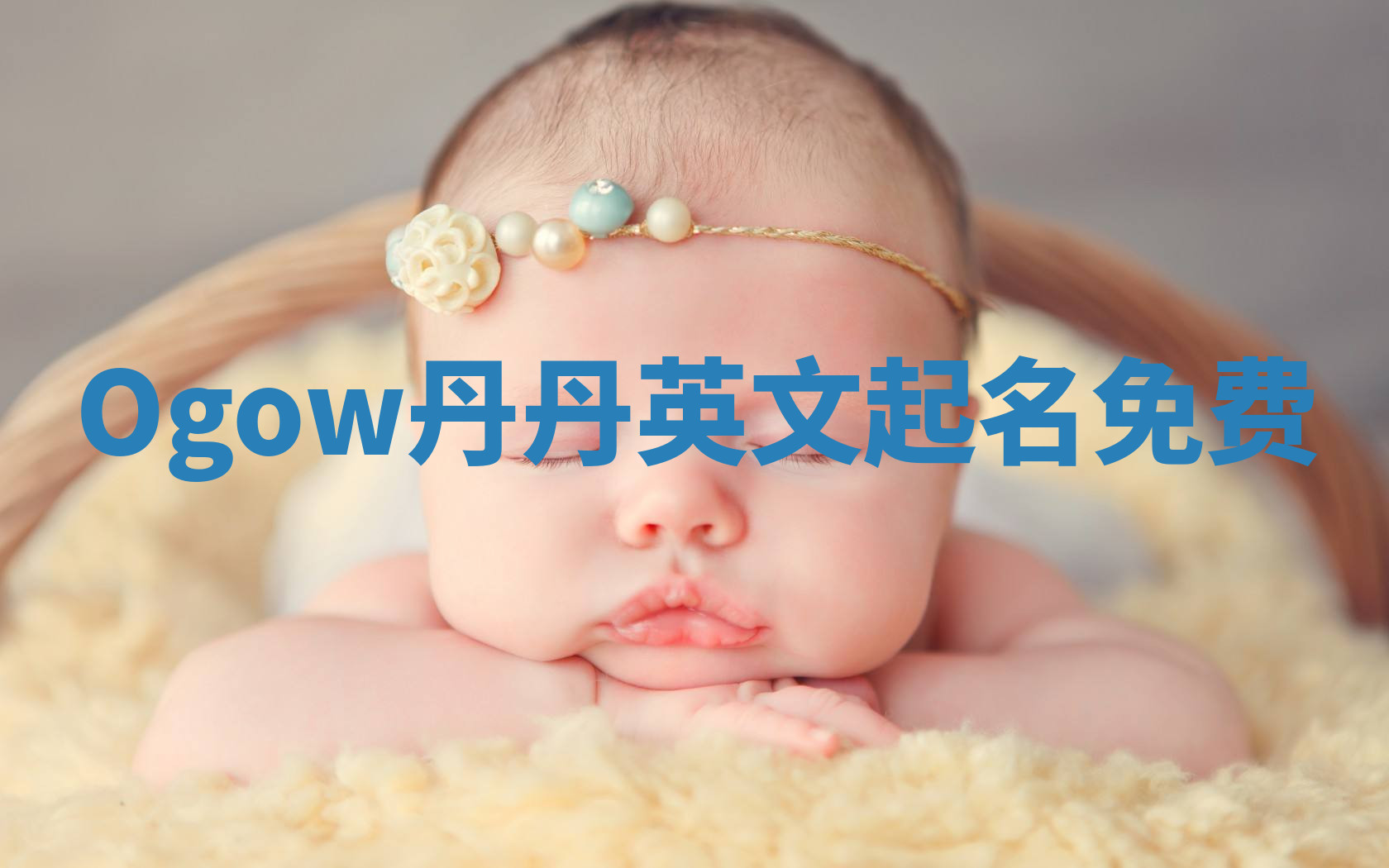 Ogow丹丹英文起名免费