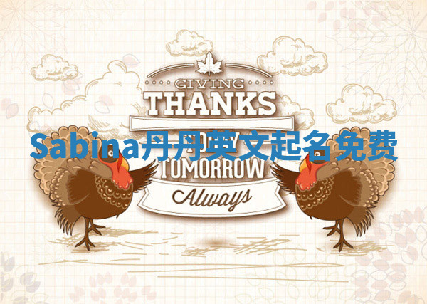 Sabina丹丹英文起名免费