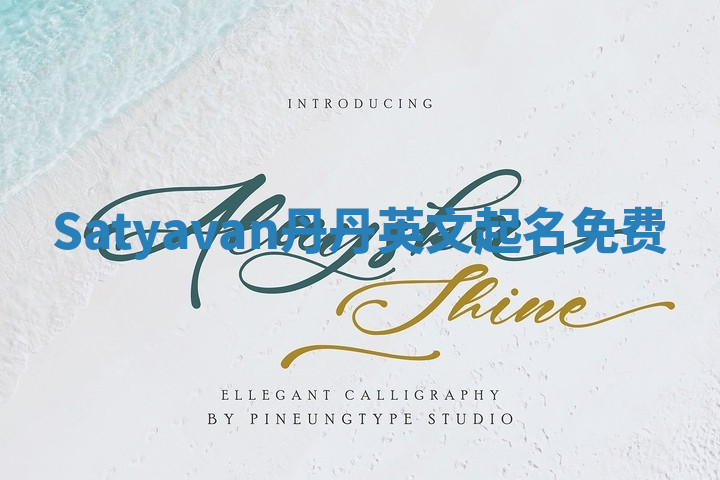 Satyavan丹丹英文起名免费