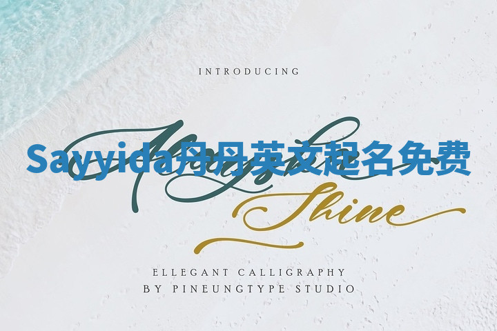 Sayyida丹丹英文起名免费 Sayyida丹丹英文起名免费