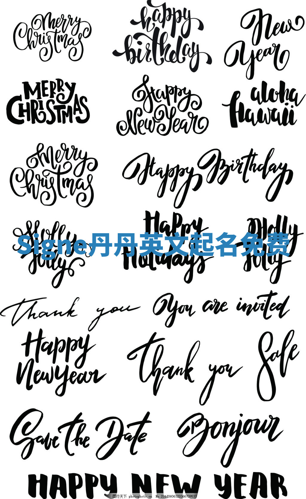 Signe丹丹英文起名免费