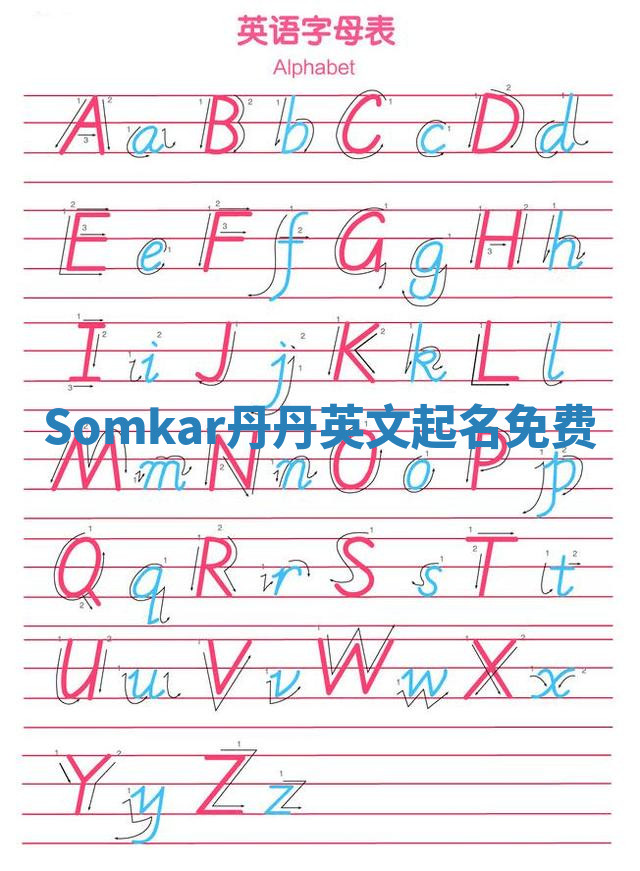Somkar丹丹英文起名免费