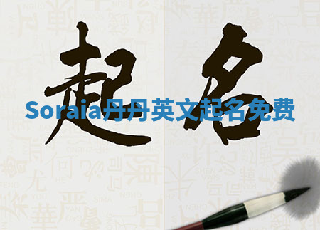 Soraia丹丹英文起名免费