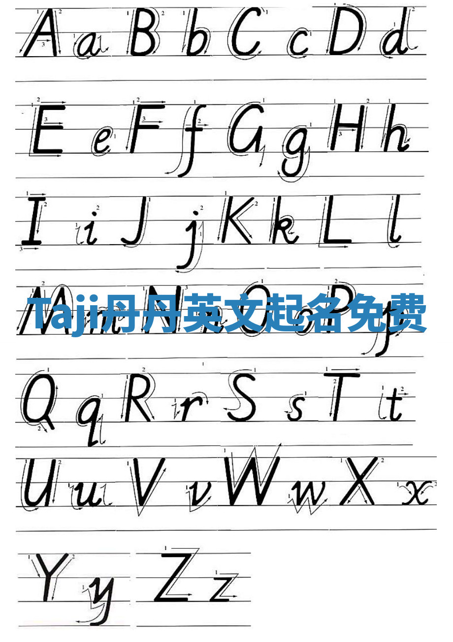 Taji丹丹英文起名免费