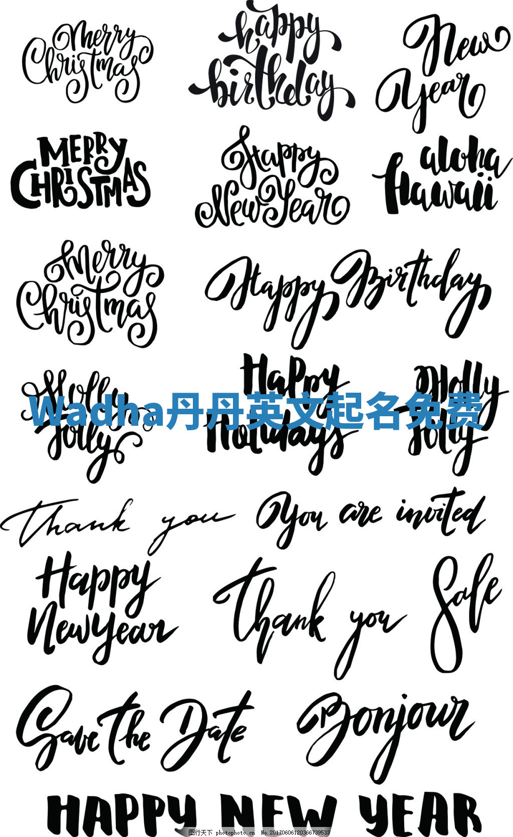 Wadha丹丹英文起名免费