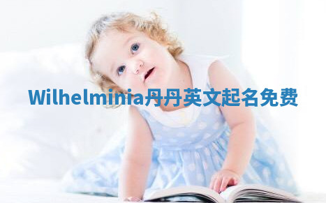 Wilhelminia丹丹英文起名免费 Wilhelminia丹丹英文起名免费