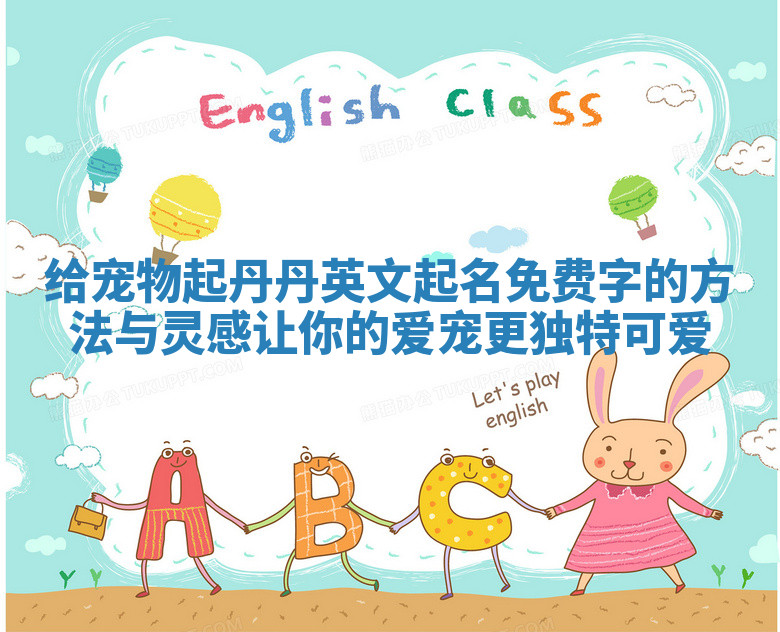 给宠物起丹丹英文起名免费字的方法与灵感让你的爱宠更独特可爱